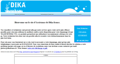 Desktop Screenshot of dika.fr