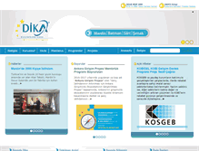 Tablet Screenshot of dika.org.tr
